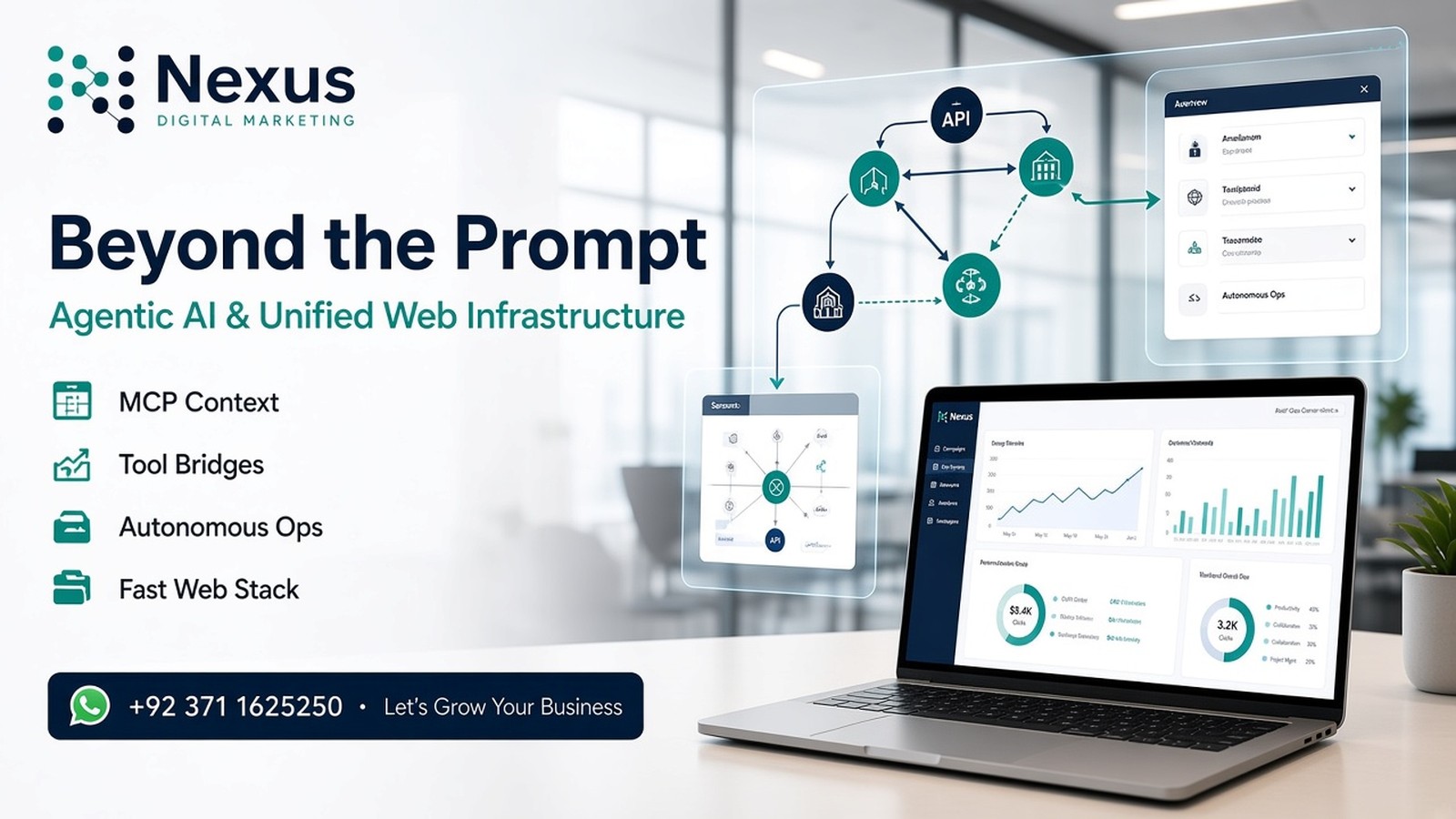 Nexus Digital Marketing — agentic AI and unified infrastructure for web operations