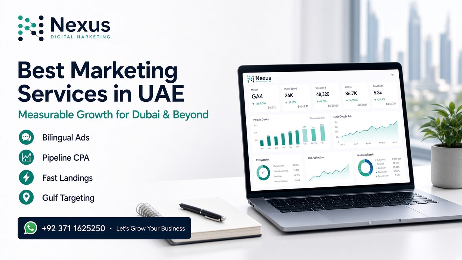 Nexus Digital Marketing strategy for best marketing services in UAE and Dubai