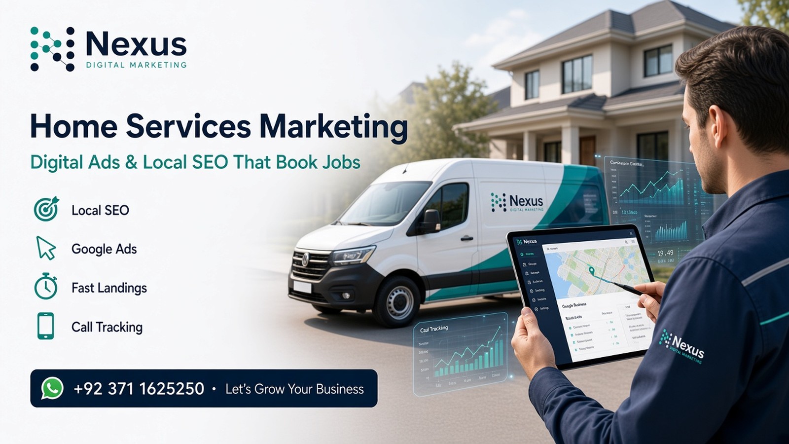 Nexus Digital Marketing — digital marketing for home services that books jobs